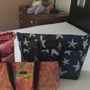 (1) SCOUT Bag - Blue Starfish - NEW Used 2x